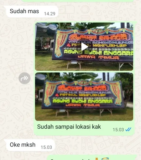 Pengiriman Papan Bunga Cipinang Cempedak